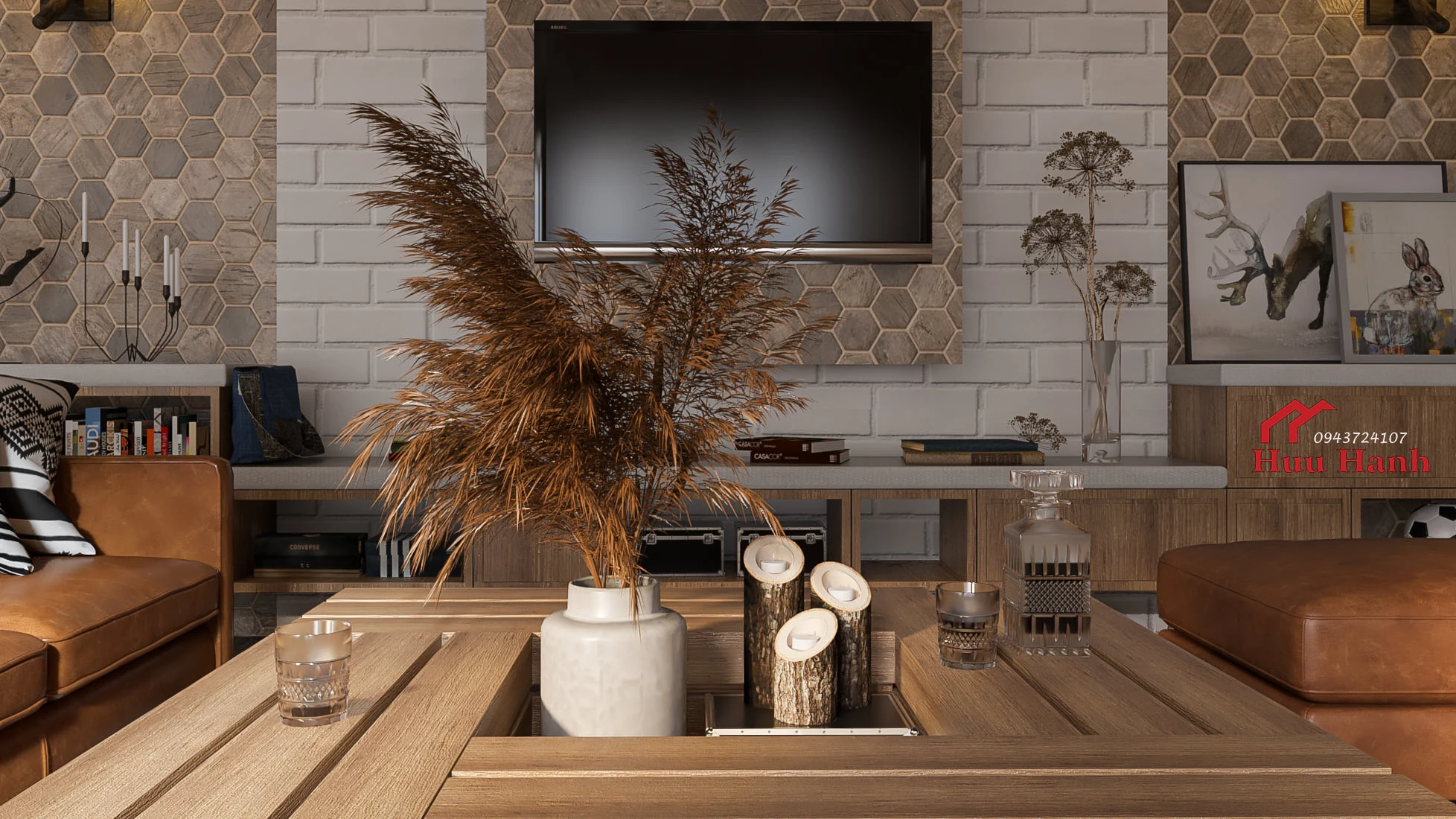 SketchUp Free Modern Enscape Living Room - Dining Room SketchUp Free Model Download ID 218000124 (Pun Huu)