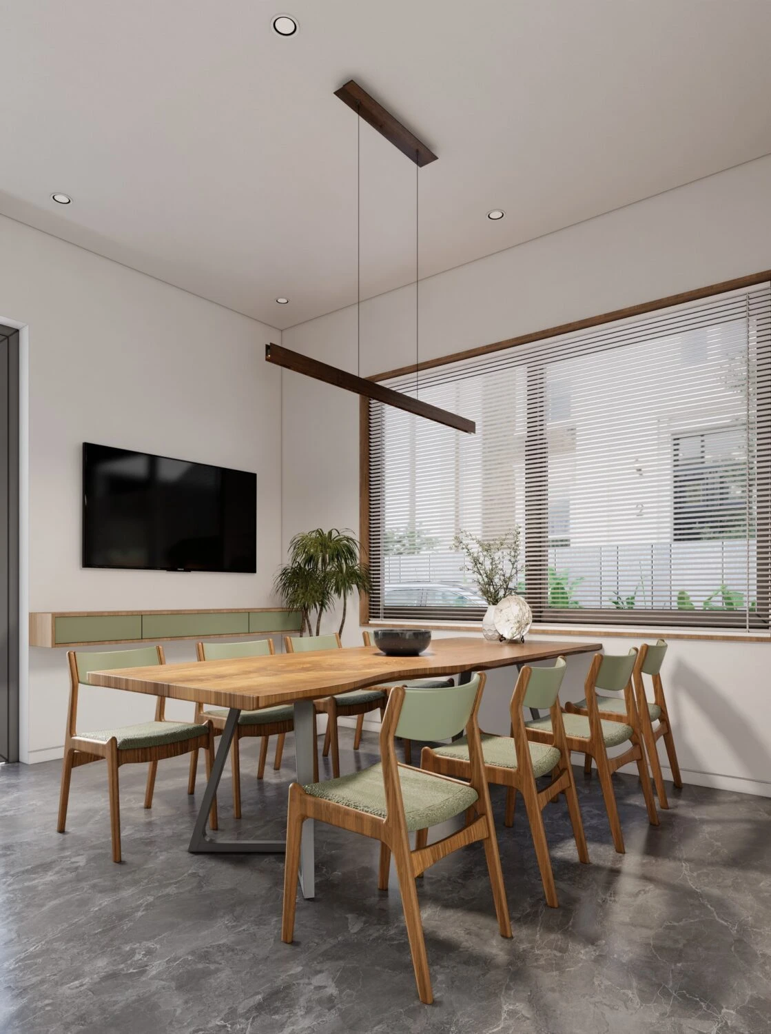 SketchUp Free Modern Enscape Living Room - Dining Room SketchUp Free Model Download ID 218000154 (Gi Trap)