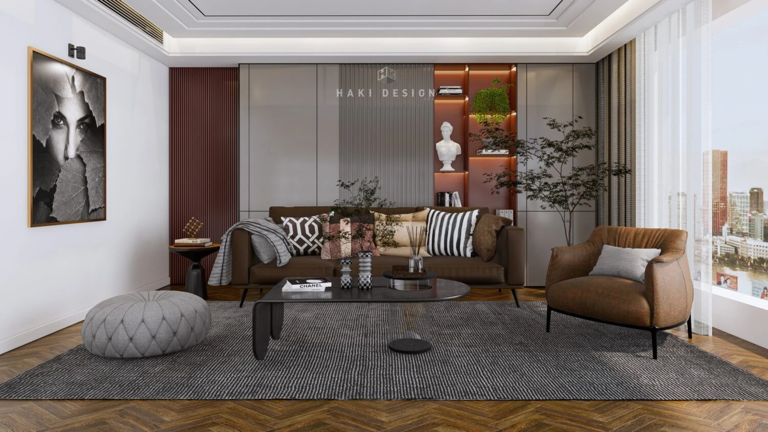 Modern Enscape Living Room Free SketchUp Models Download ID 100000402 (Kim Hai)