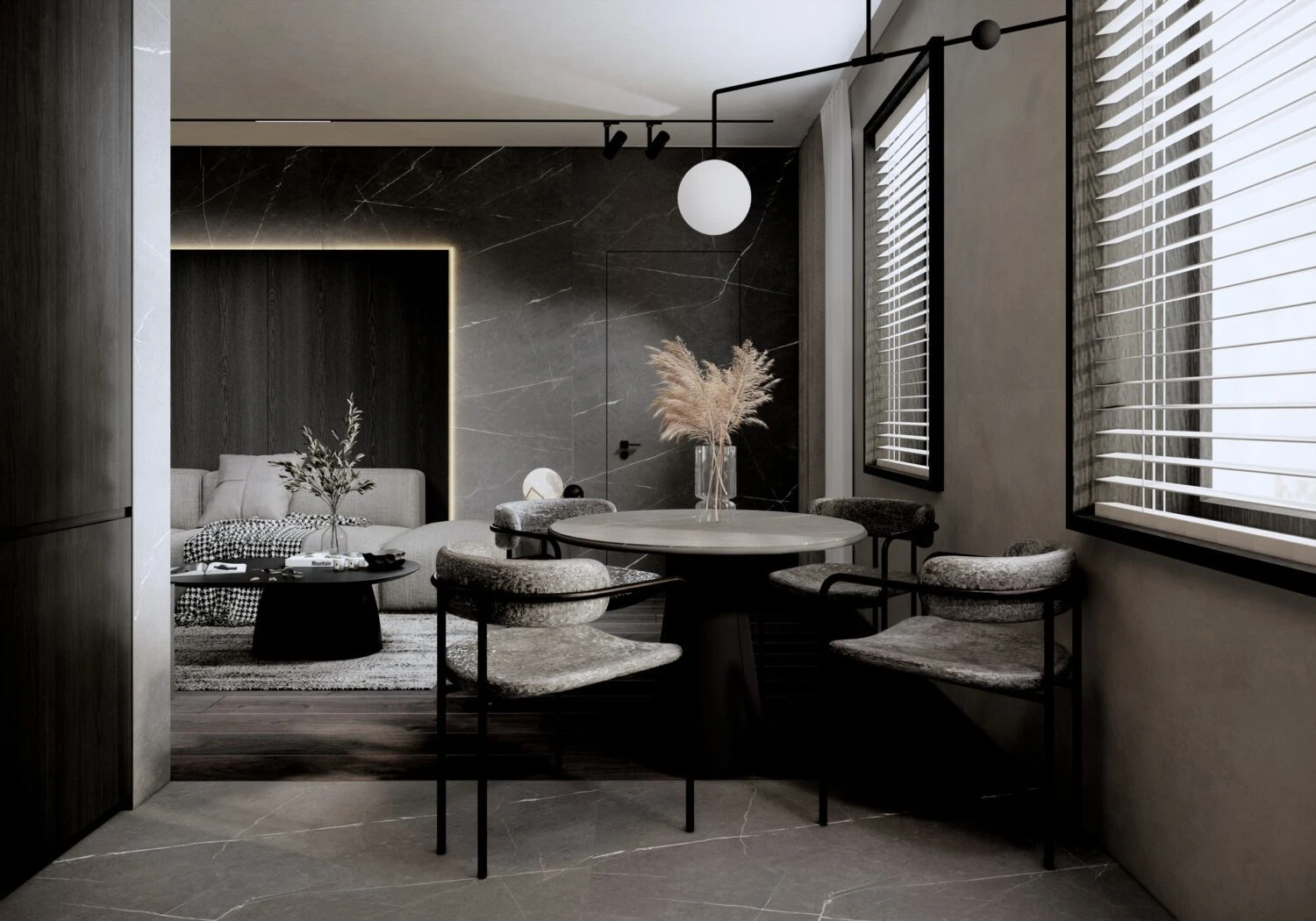 Modern Enscape Living Room Free SketchUp Models Download ID 100000408 (Quynh Nhii)