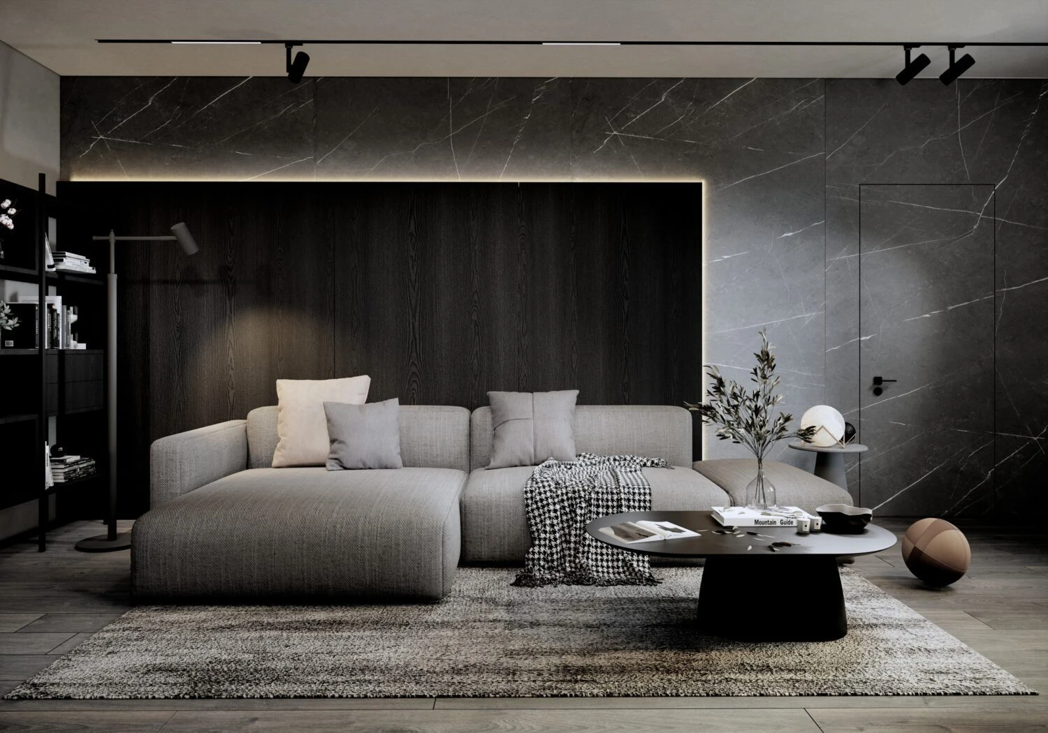 Modern Enscape Living Room Free SketchUp Models Download ID 100000408 (Quynh Nhii)