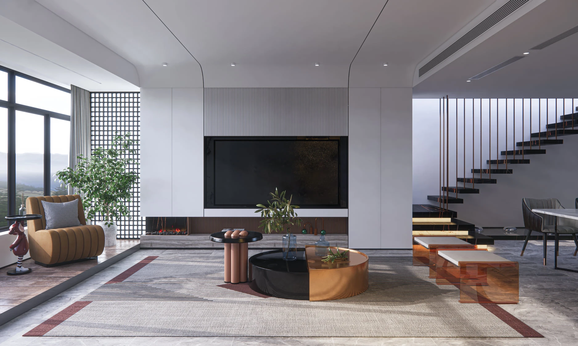 Modern Enscape Living Room Free Sketchup Models Download ID 100000281 (Phan Thuc)