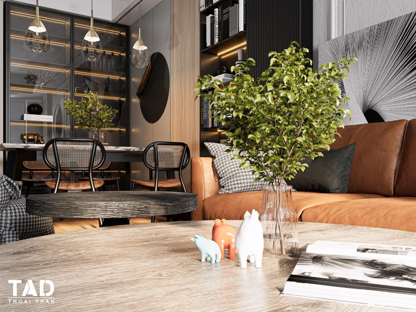 Modern Enscape Living Room Sketchup 3D Models Free Download ID 100000293 (Thoai Tran)