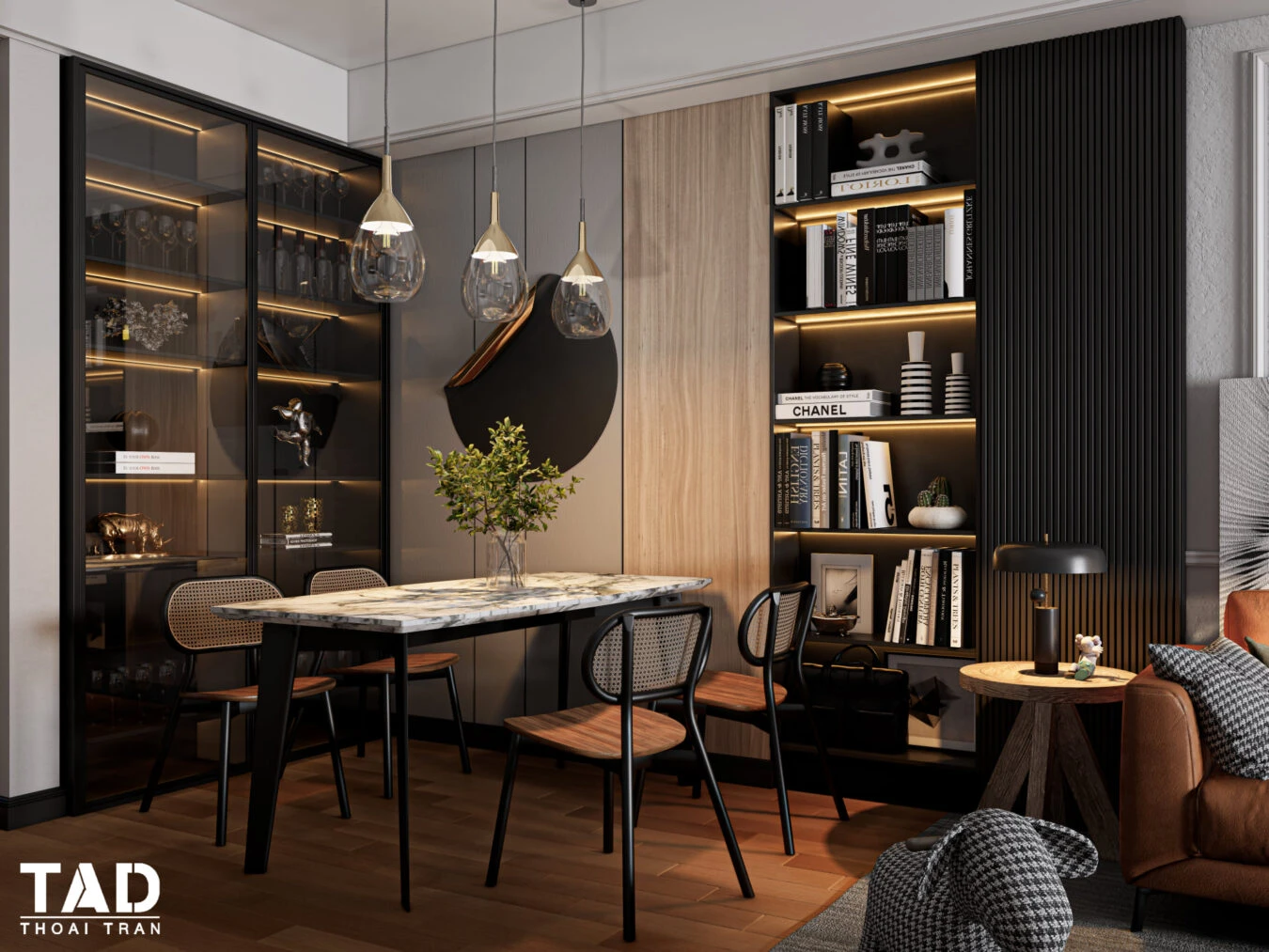 Modern Enscape Living Room Sketchup 3D Models Free Download ID 100000293 (Thoai Tran)