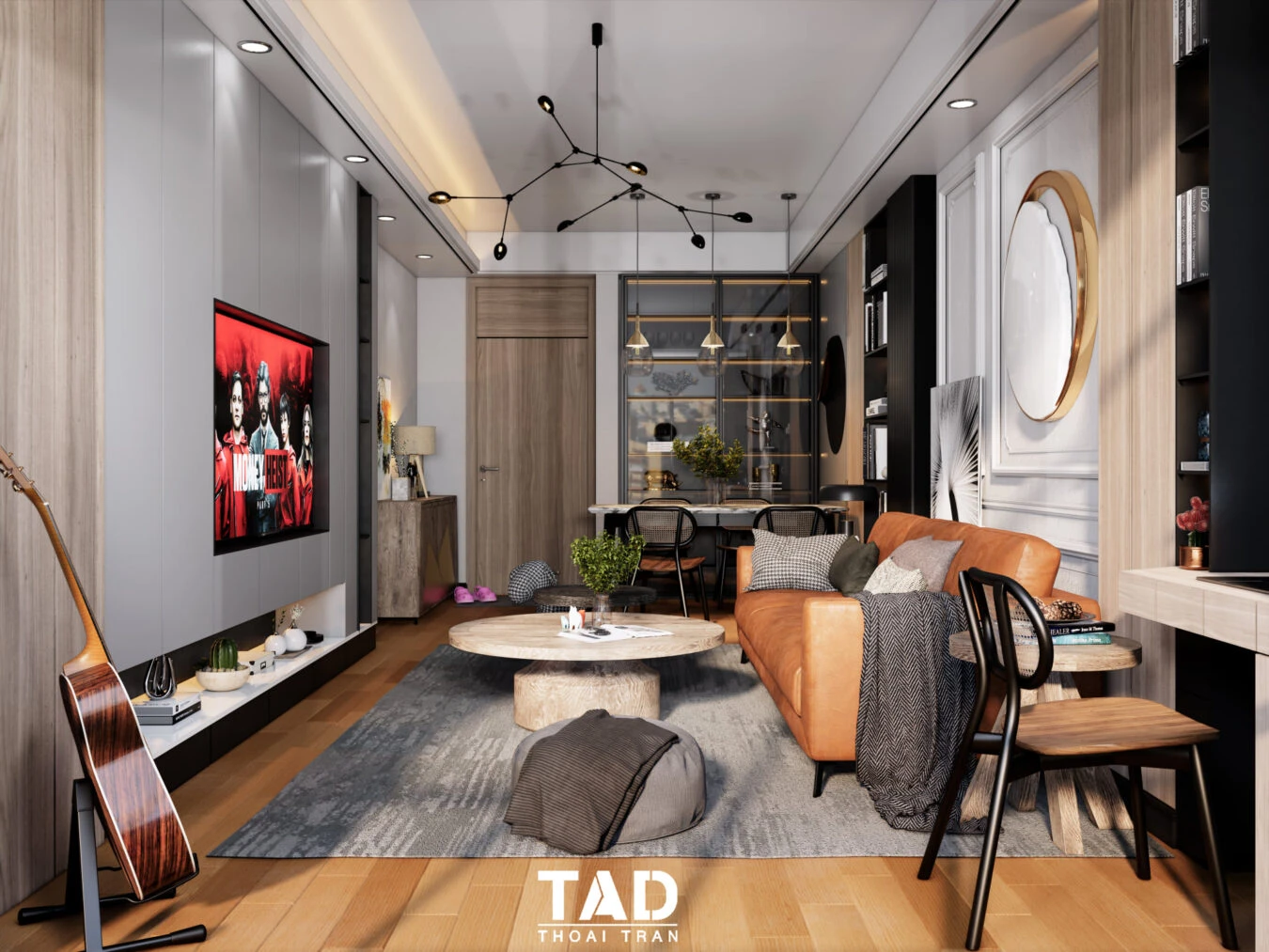 Modern Enscape Living Room Sketchup 3D Models Free Download ID 100000293 (Thoai Tran)