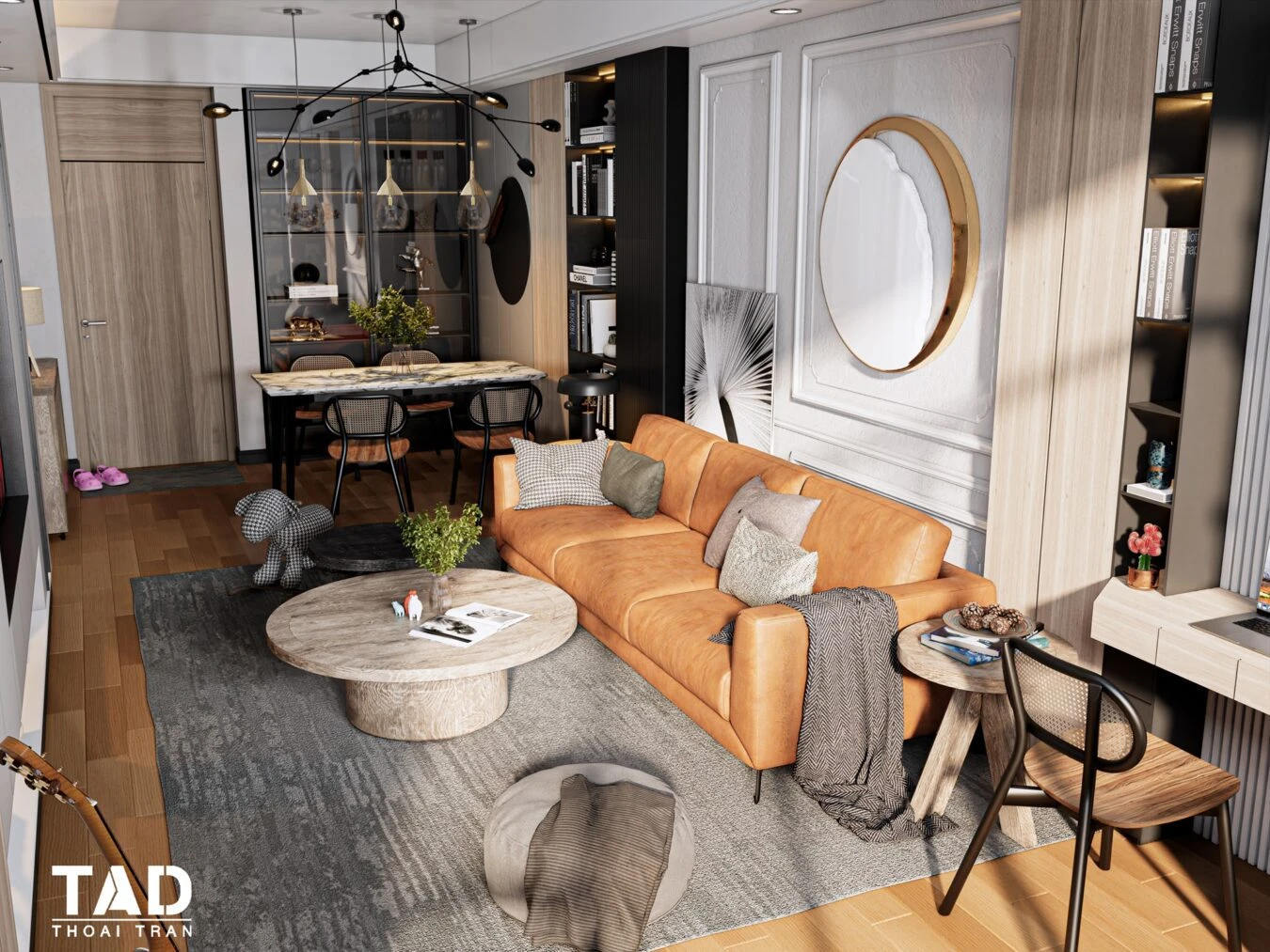 Modern Enscape Living Room Sketchup 3D Models Free Download ID 100000293 (Thoai Tran)