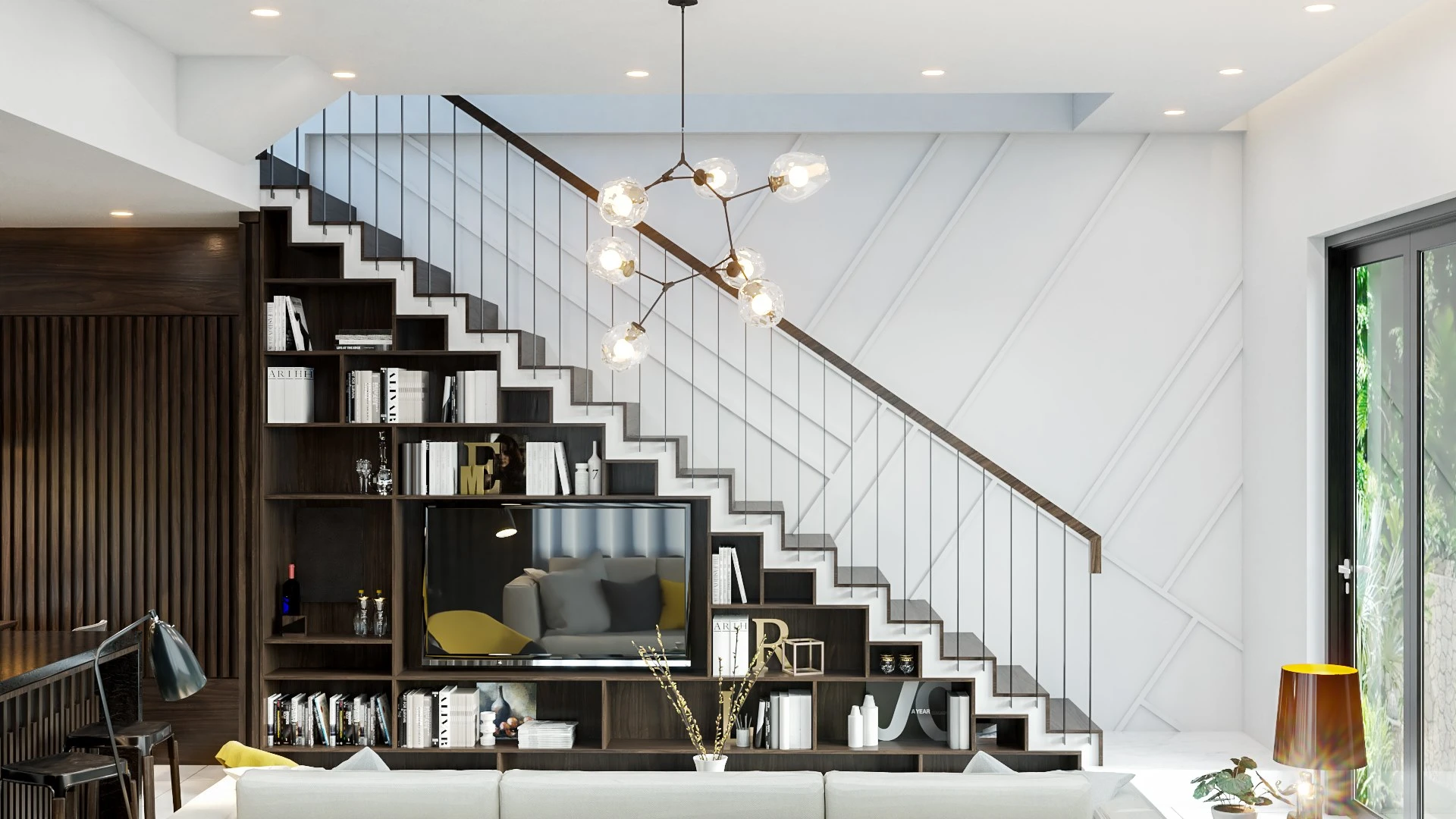 Modern Enscape Living Room Sketchup Free Model Download ID 100000227 (Gi Trap)