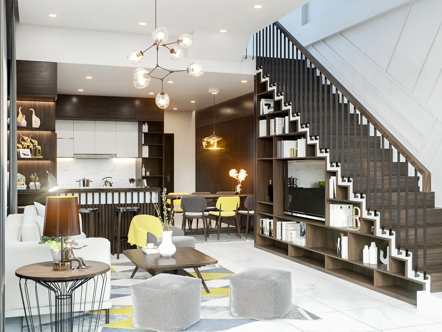 Modern Enscape Living Room Sketchup Free Model Download ID 100000227 (Gi Trap)