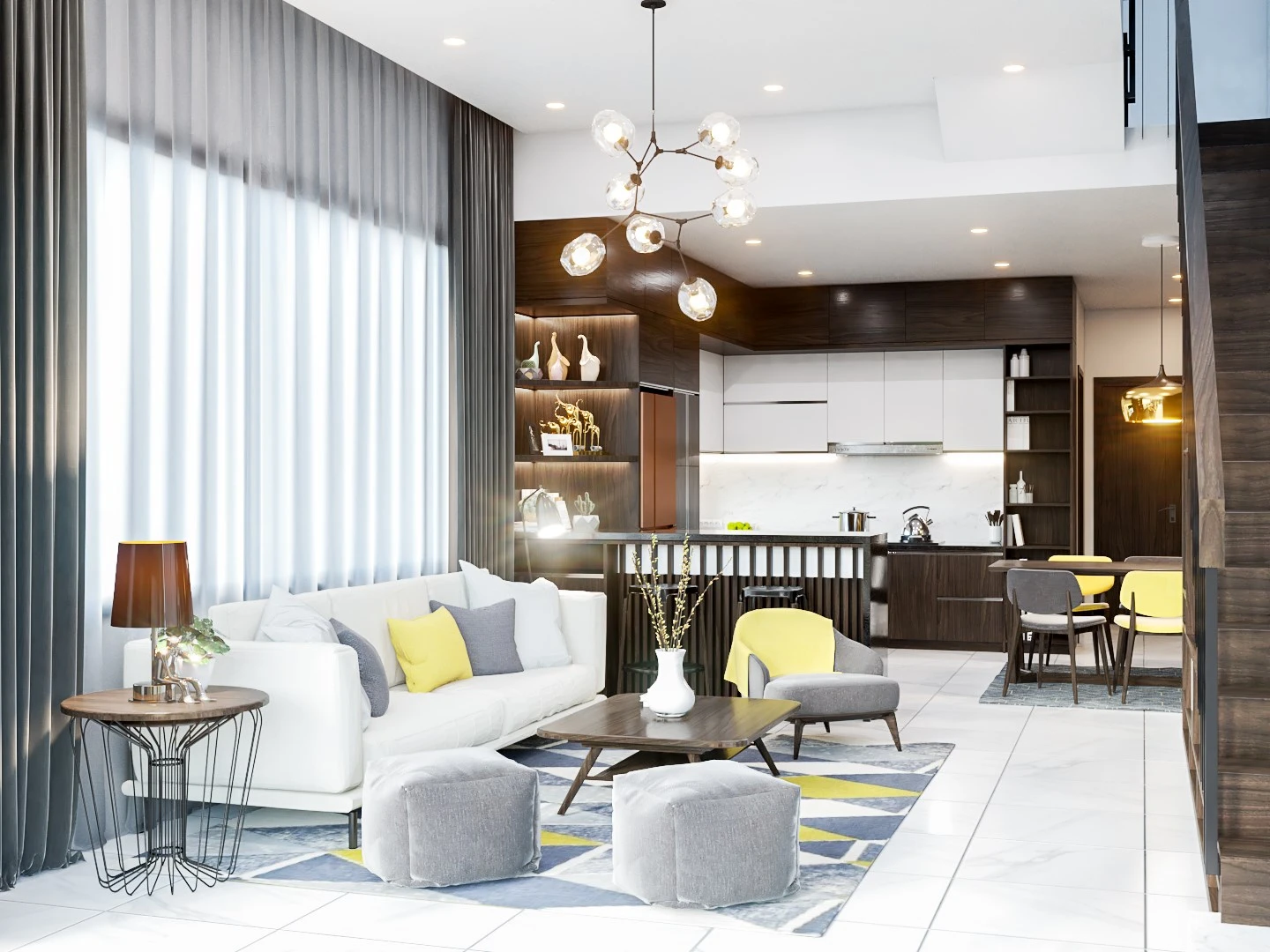 Modern Enscape Living Room Sketchup Free Model Download ID 100000227 (Gi Trap)