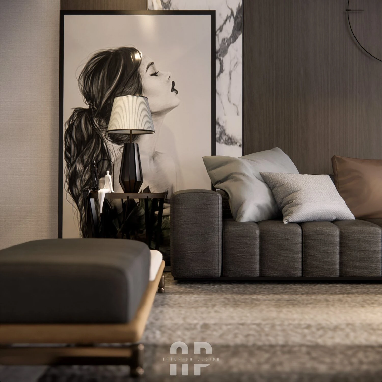 SketchUp Free Modern Enscape Living Room Sketchup Free Model Download ID 100000317 (Richard Ngo)