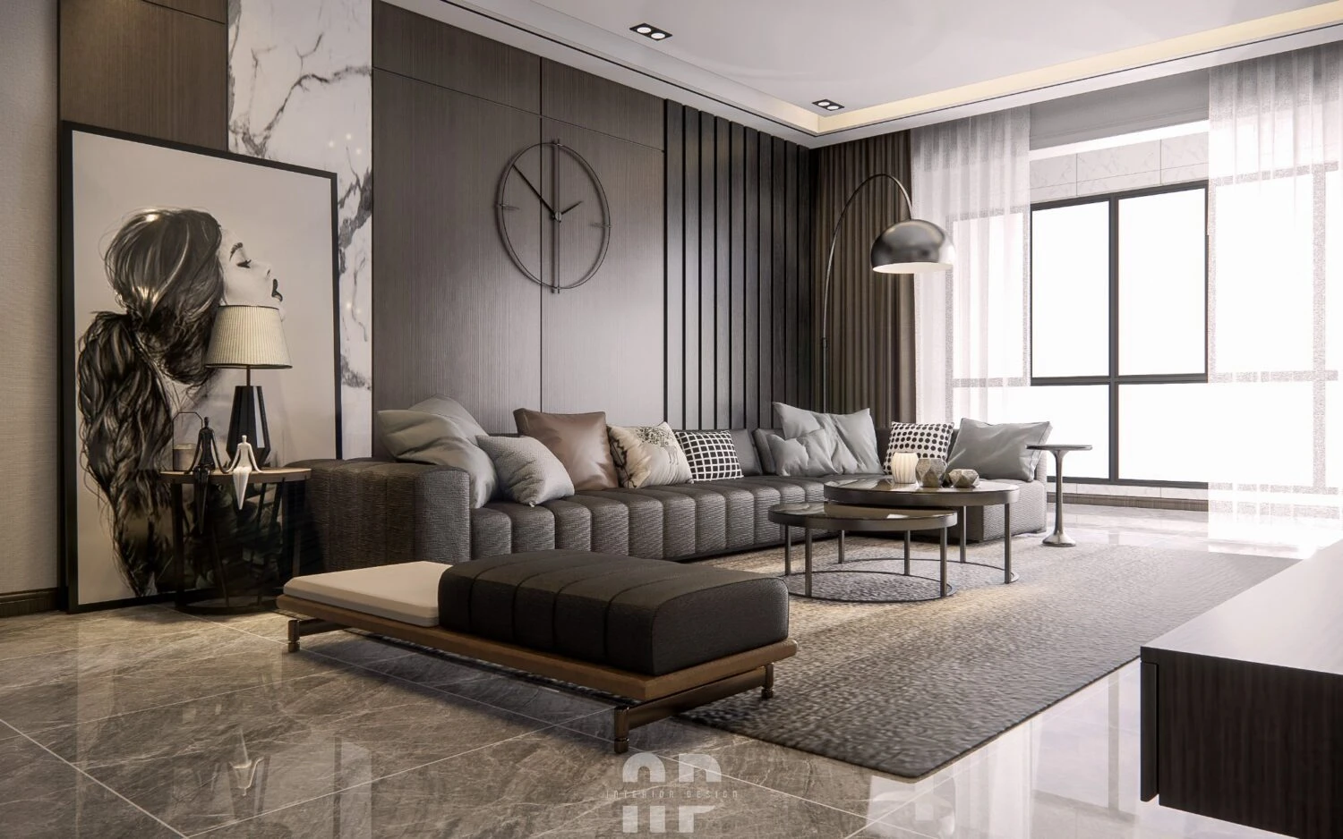 SketchUp Free Modern Enscape Living Room Sketchup Free Model Download ID 100000317 (Richard Ngo)