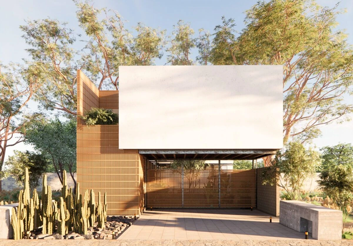 Modern Exterior Enscape Model Free Download ID 101000359 (Nguyen Viet Anh)