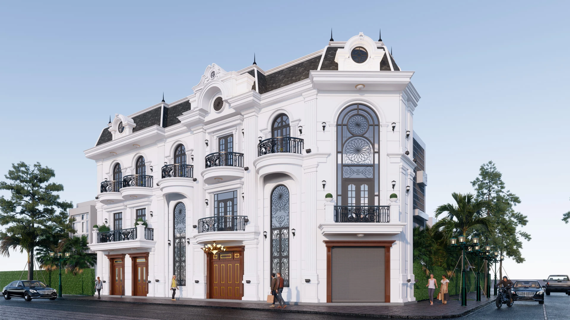 Modern Exterior Enscape Model Free Download ID 101000519 (Tuan Arc)