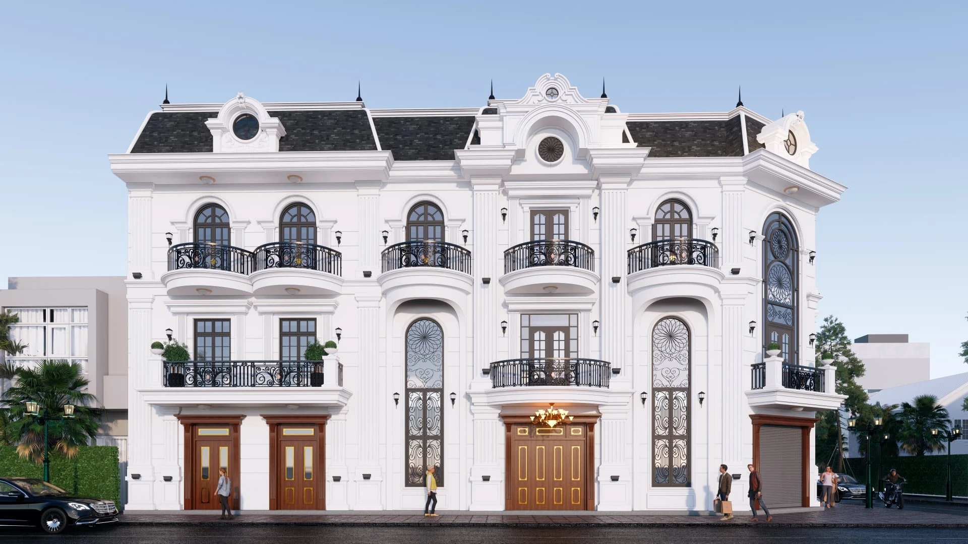 Modern Exterior Enscape Model Free Download ID 101000519 (Tuan Arc)