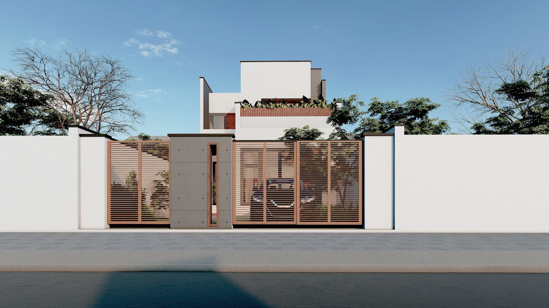 Modern Exterior Free Sketchup Models Download ID 101000586 (Doan Anh)