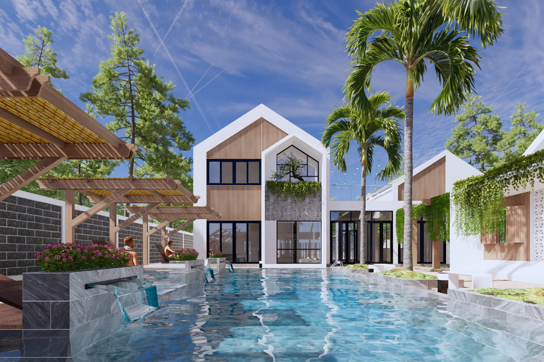 Modern Exterior Free Sketchup Models ID 101000502 (Hoang Minh Hau)