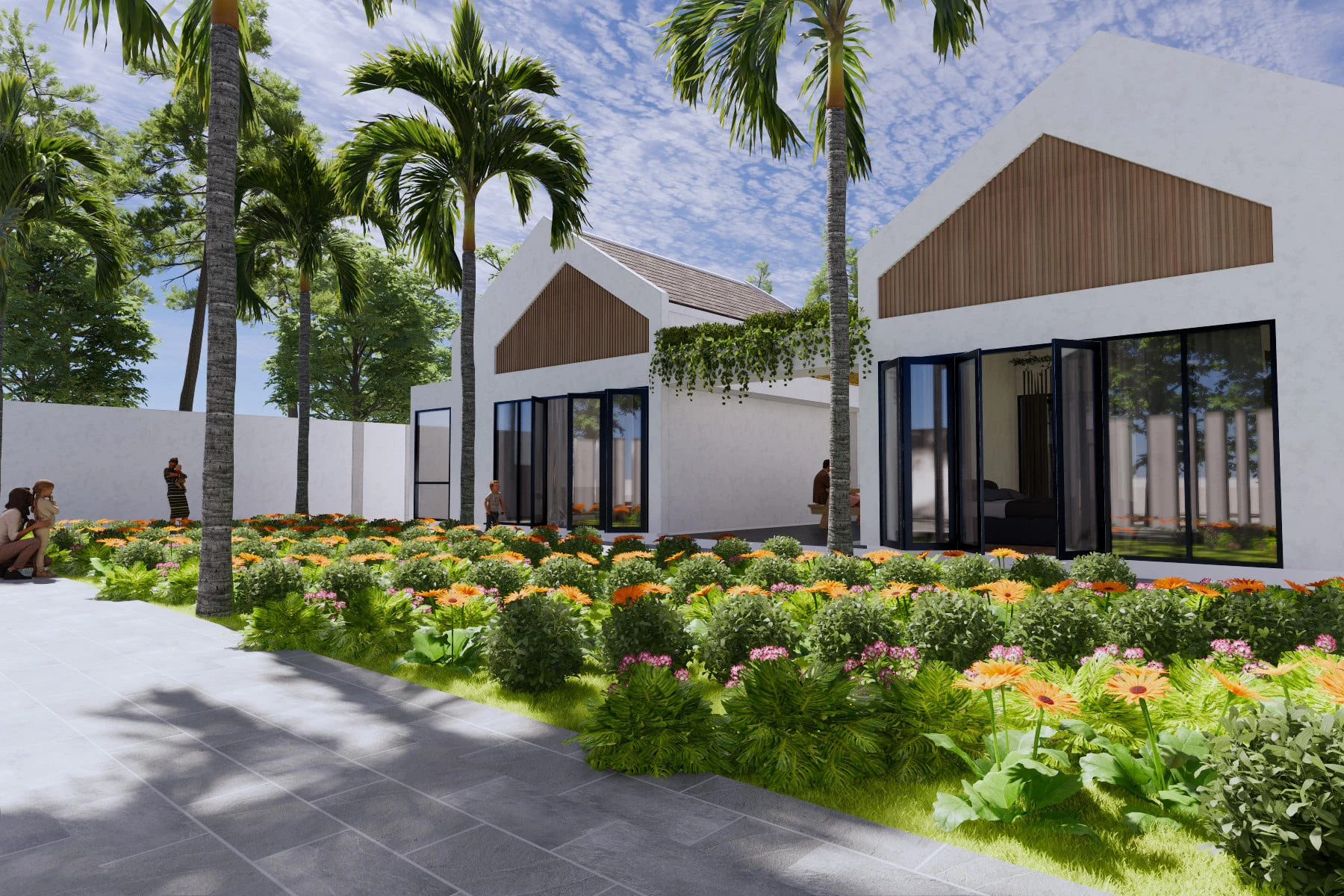 Modern Exterior Free Sketchup Models ID 101000502 (Hoang Minh Hau)