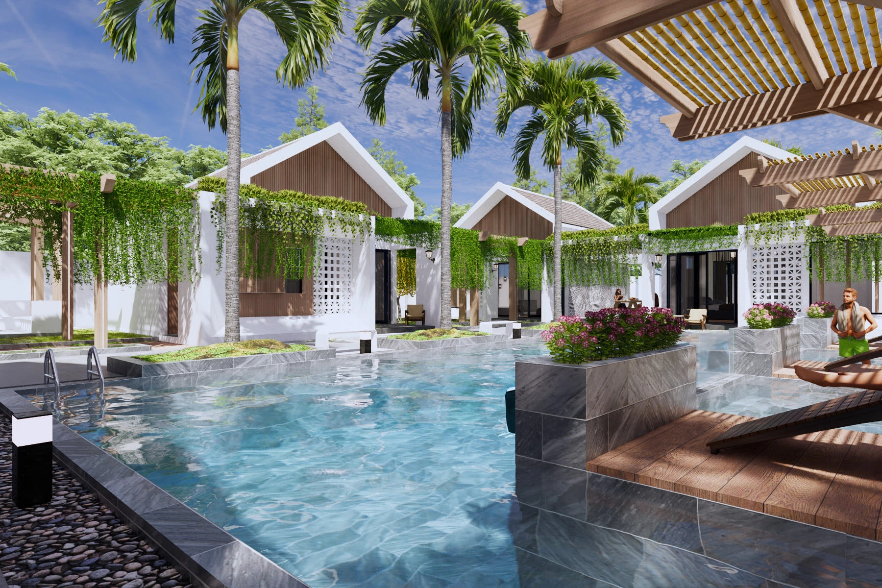 Modern Exterior Free Sketchup Models ID 101000502 (Hoang Minh Hau)