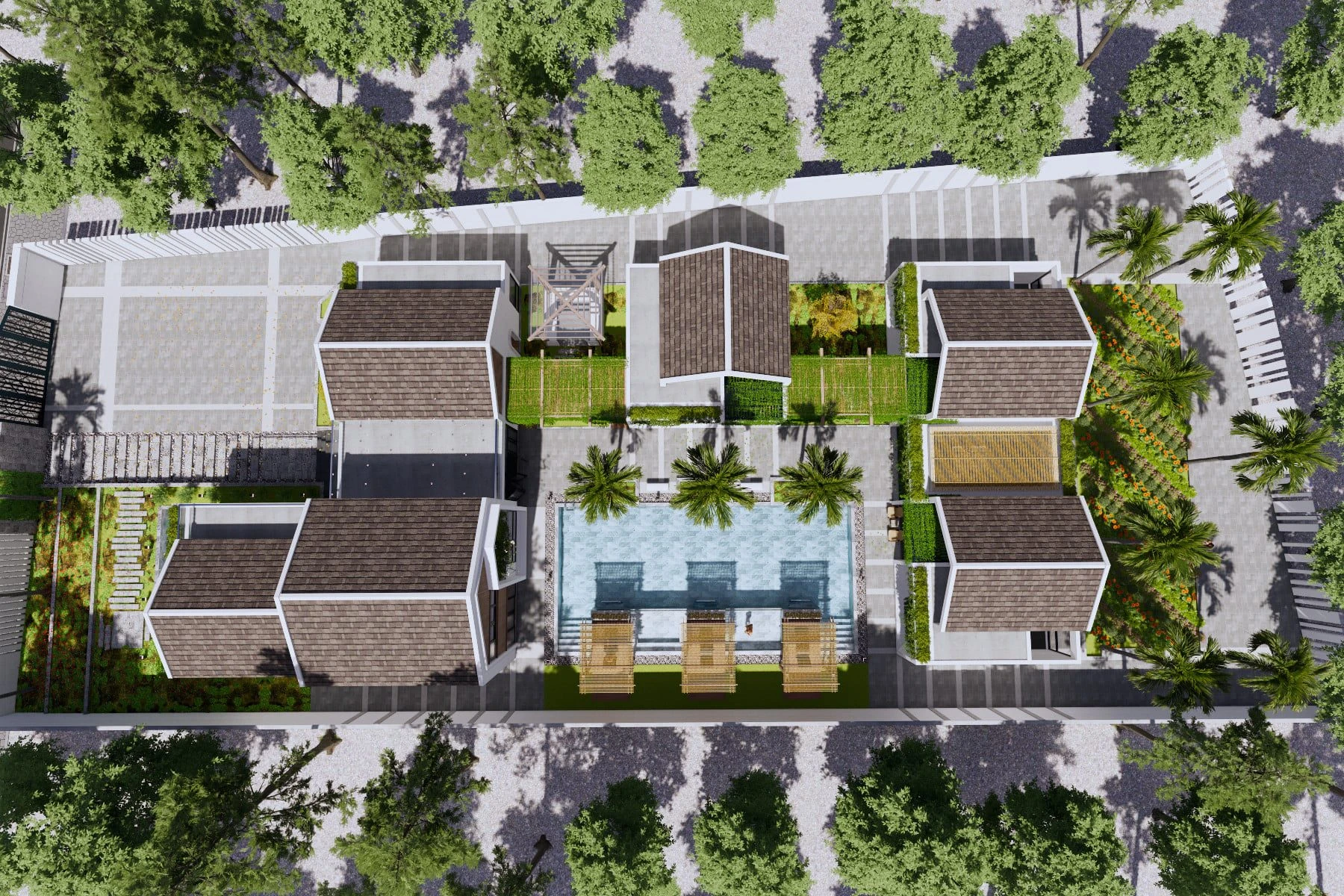 Modern Exterior Free Sketchup Models ID 101000502 (Hoang Minh Hau)