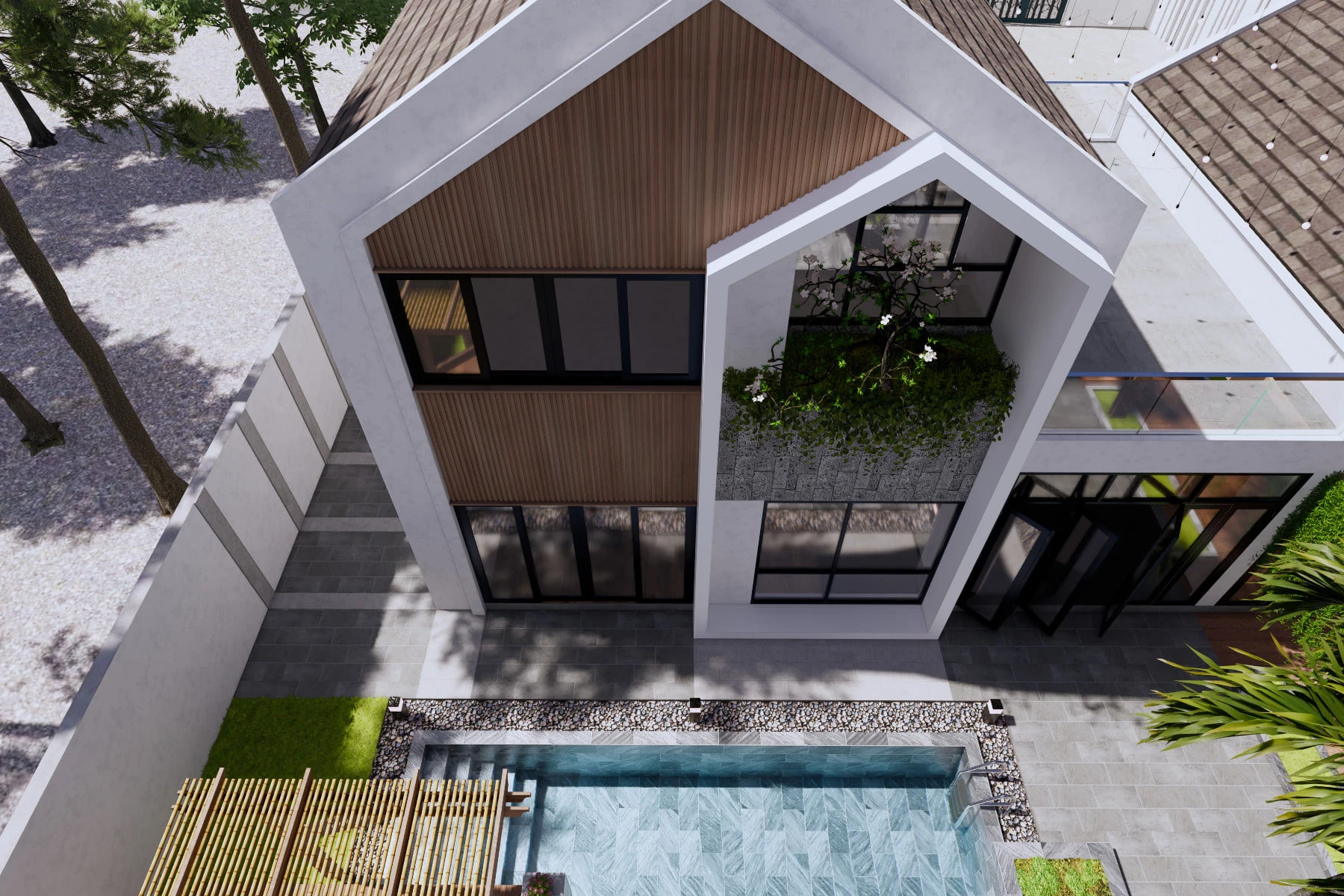 Modern Exterior Free Sketchup Models ID 101000502 (Hoang Minh Hau)