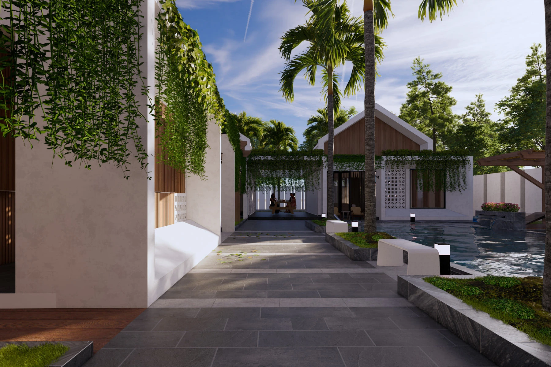 Modern Exterior Free Sketchup Models ID 101000502 (Hoang Minh Hau)