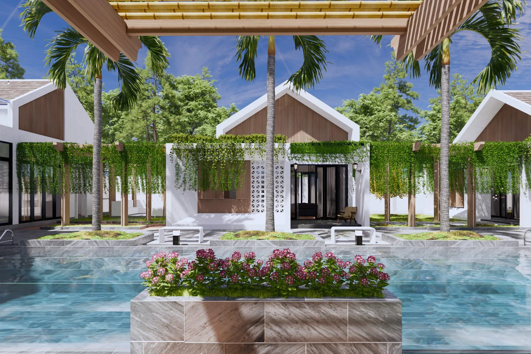 Modern Exterior Free Sketchup Models ID 101000502 (Hoang Minh Hau)