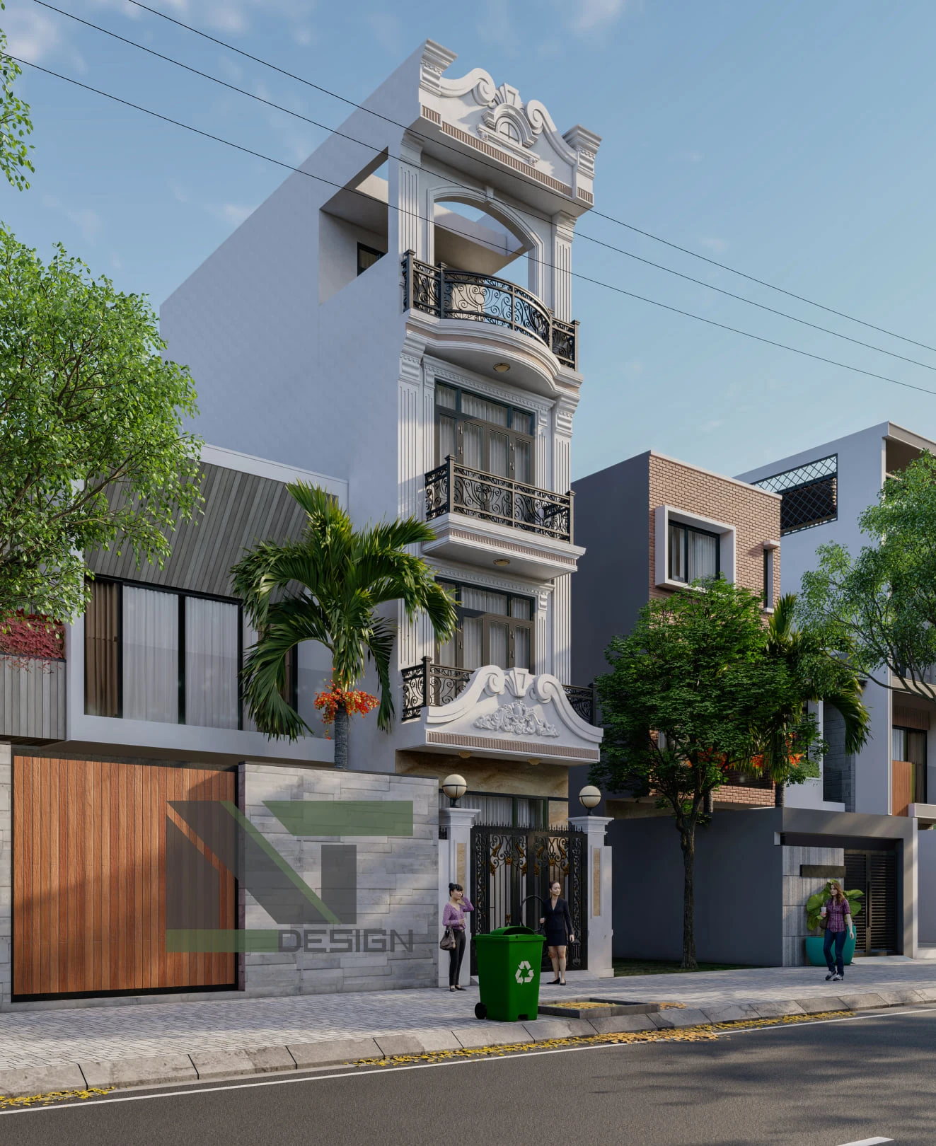 Modern Exterior Sketchup Model Download ID 101000445 (Nguyen Thien)