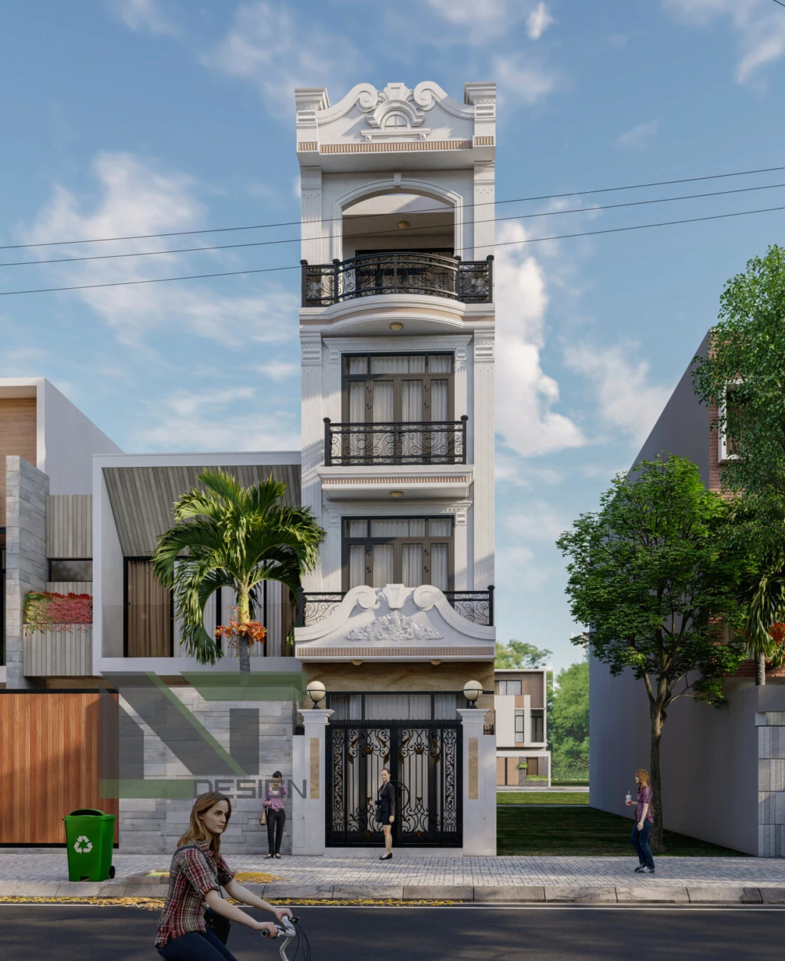 Modern Exterior Sketchup Model Download ID 101000445 (Nguyen Thien)