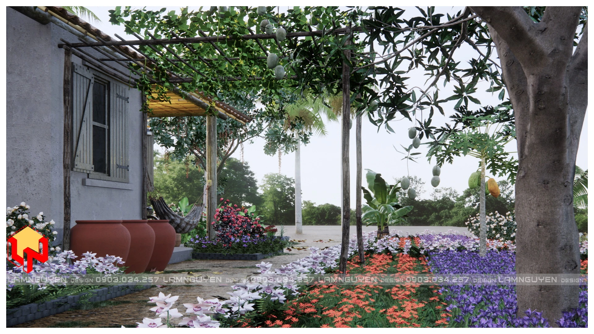 Modern Exterior Sketchup Model Free Download ID 101000391 (Nguyen Van Lam)