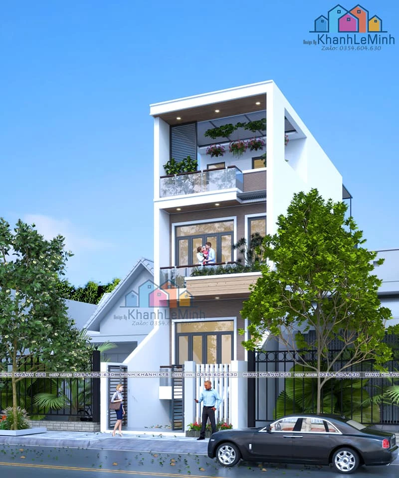 SketchUp Free Modern Exterior Sketchup Scene Download ID 101000548 (Khanh Le Minh)