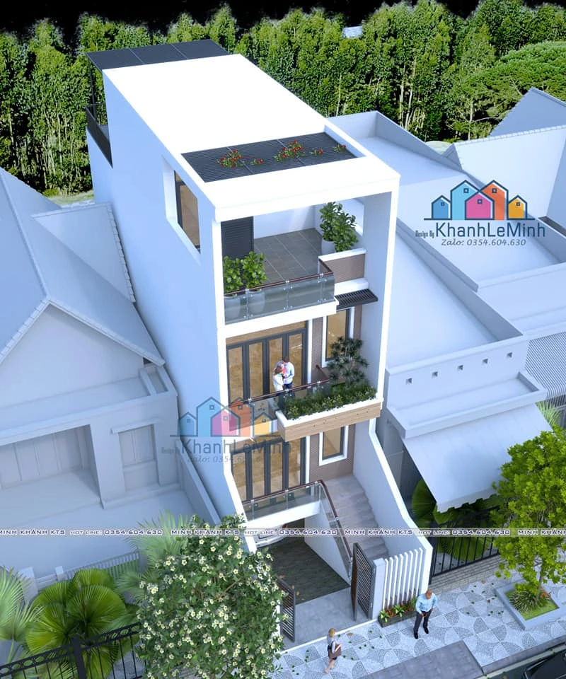 SketchUp Free Modern Exterior Sketchup Scene Download ID 101000548 (Khanh Le Minh)