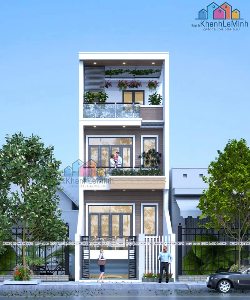 SketchUp Free Modern Exterior Sketchup Scene Download ID 101000548 (Khanh Le Minh)