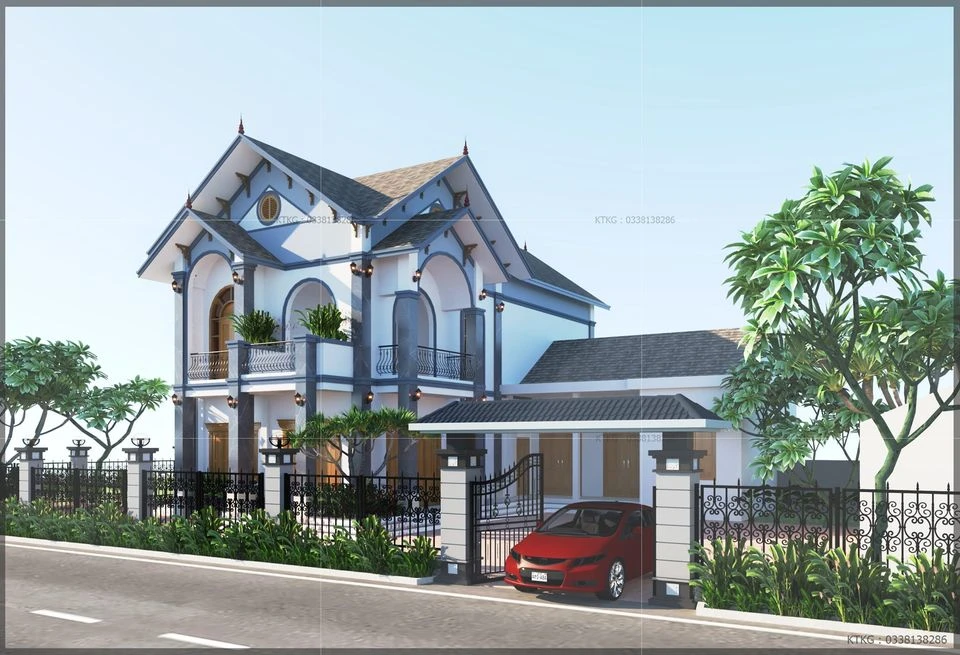 SketchUp Free Modern Exterior Sketchup Scene Free Download ID 101000583 (Thanh Luong)