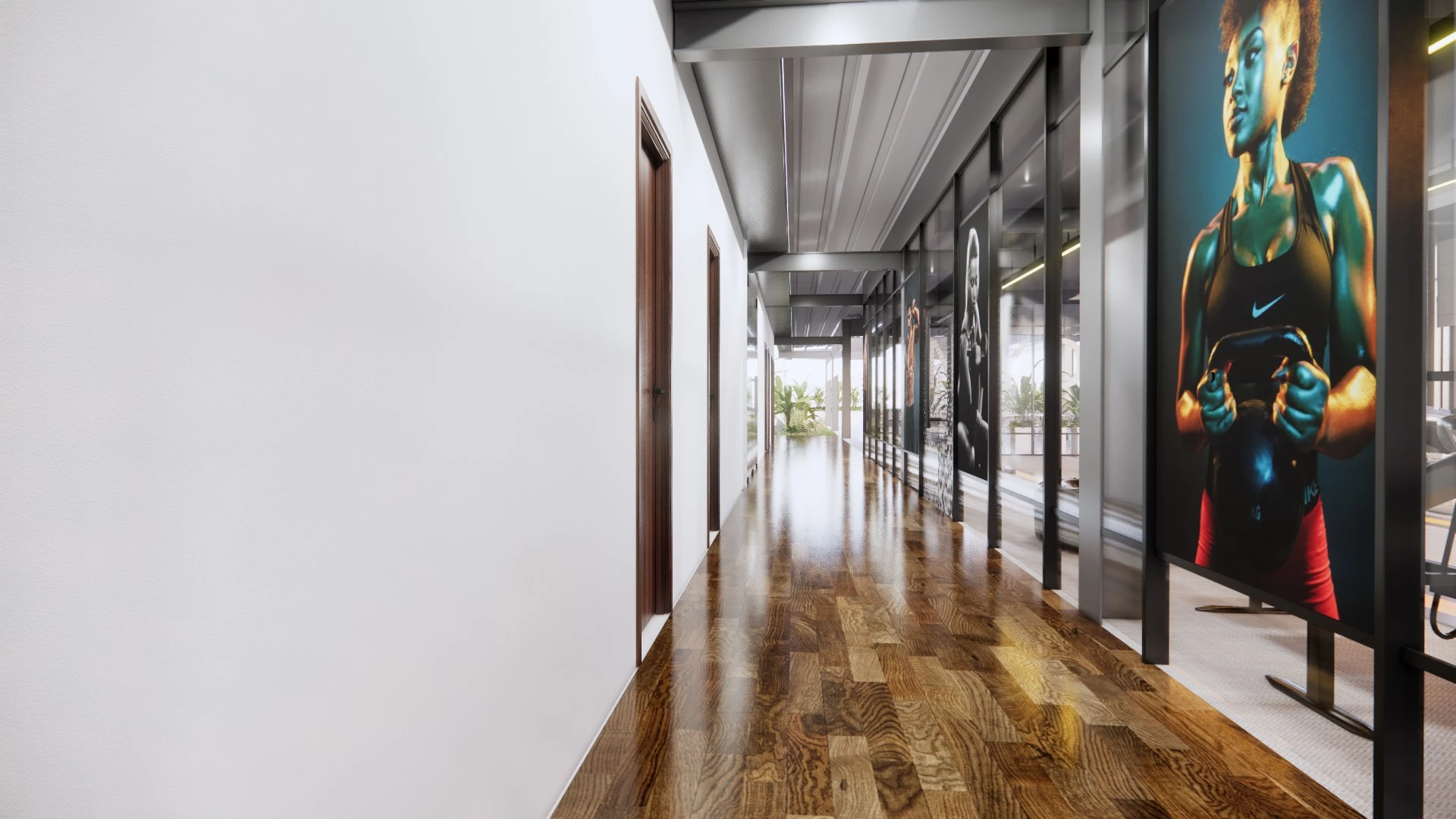 Modern Gym Room Free SketchUp Models Download ID 211000033 (Kts Hai Au)