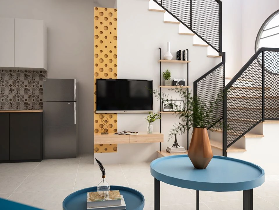 SketchUp Free Modern Living Room And Dining Room Free Sketchup Models Download ID 218000020 (Quoc Vi Phan Phan)