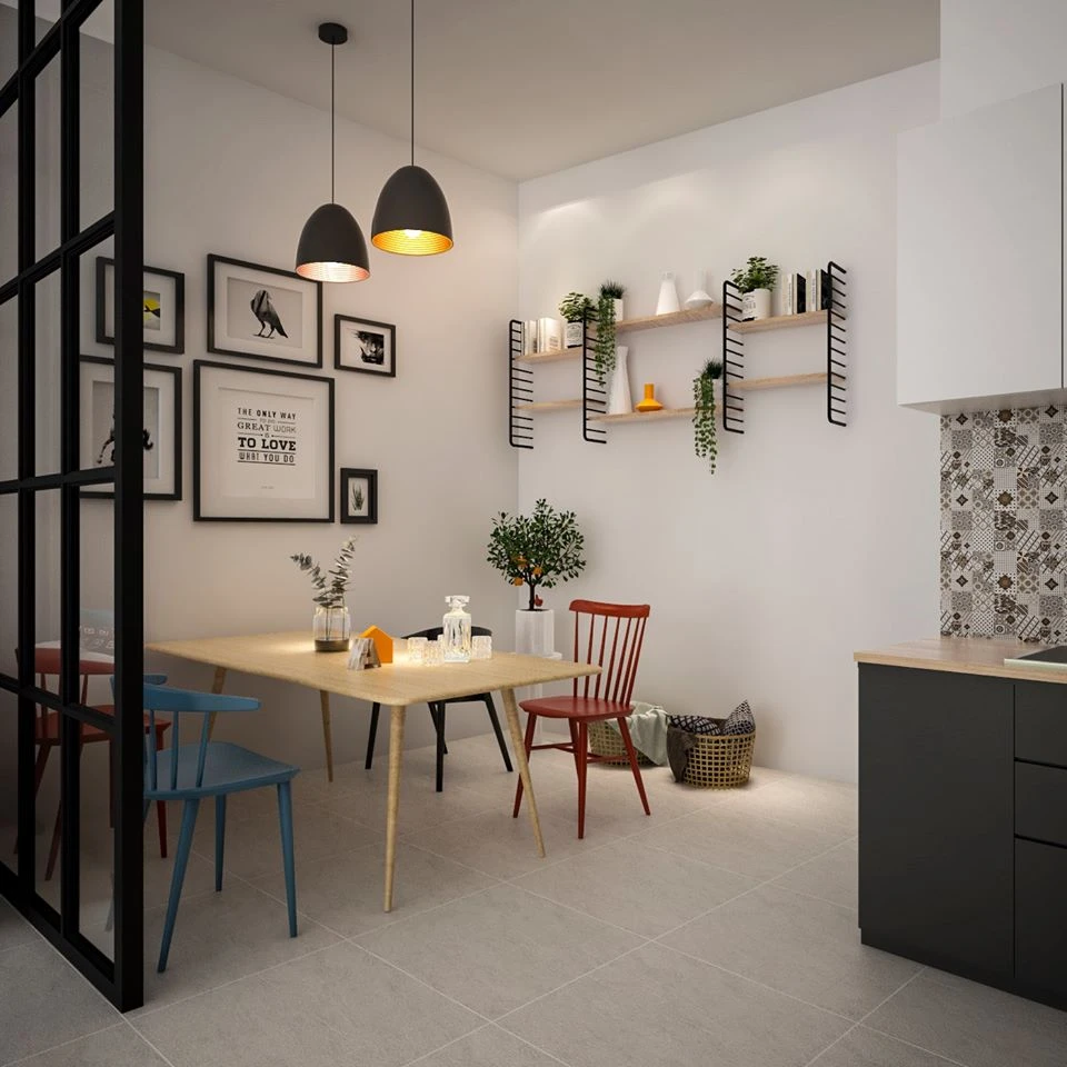 SketchUp Free Modern Living Room And Dining Room Free Sketchup Models Download ID 218000020 (Quoc Vi Phan Phan)