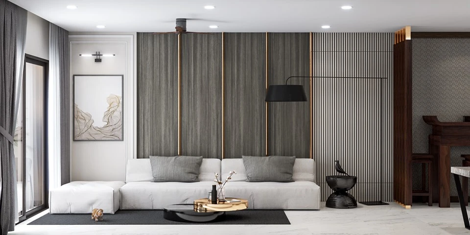 Modern Living Room - Dining Room Free SketchUp Models Download ID 218000112 (Quoc Vi Phan Phan)