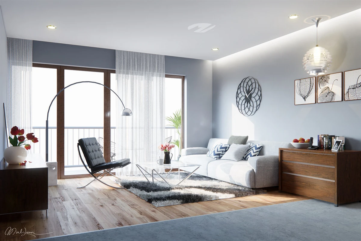 Modern Living Room Free Sketchup Models Download ID 100000155 (Tran Minh Luan)