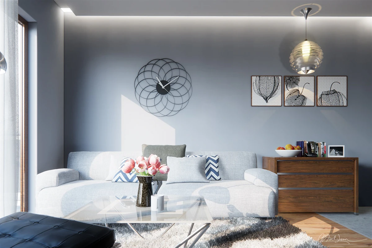 Modern Living Room Free Sketchup Models Download ID 100000155 (Tran Minh Luan)