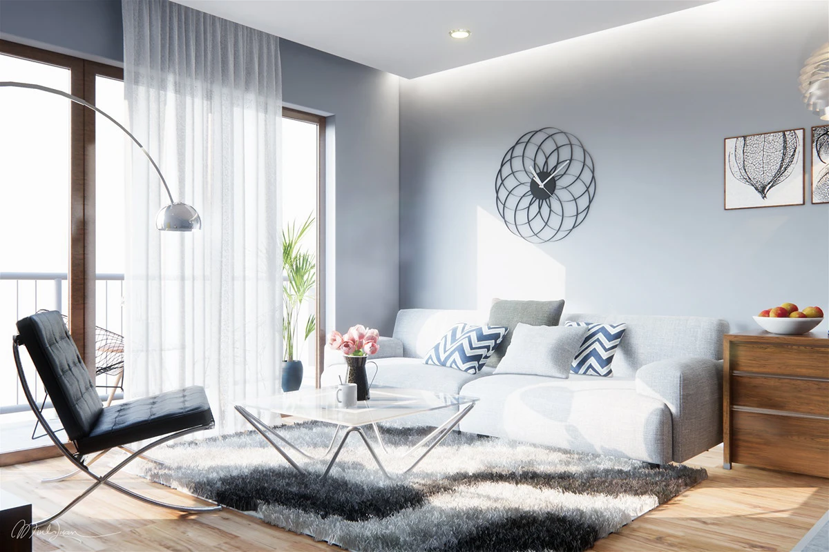 Modern Living Room Free Sketchup Models Download ID 100000155 (Tran Minh Luan)