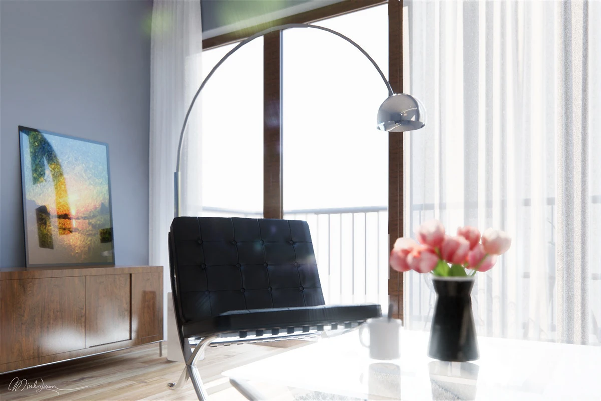 Modern Living Room Free Sketchup Models Download ID 100000155 (Tran Minh Luan)