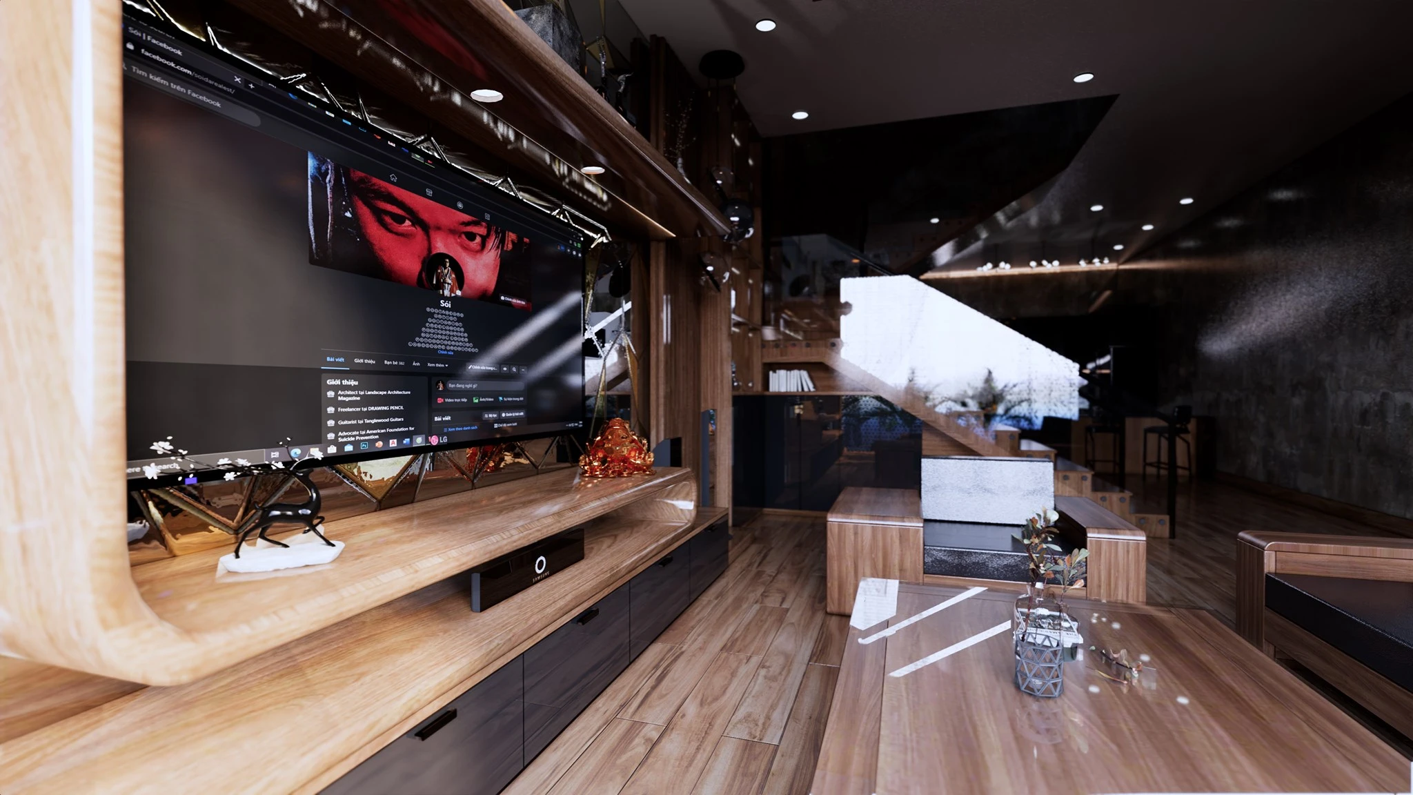 Modern Living Room Free Sketchup Models Download ID 100000245 (Soi)