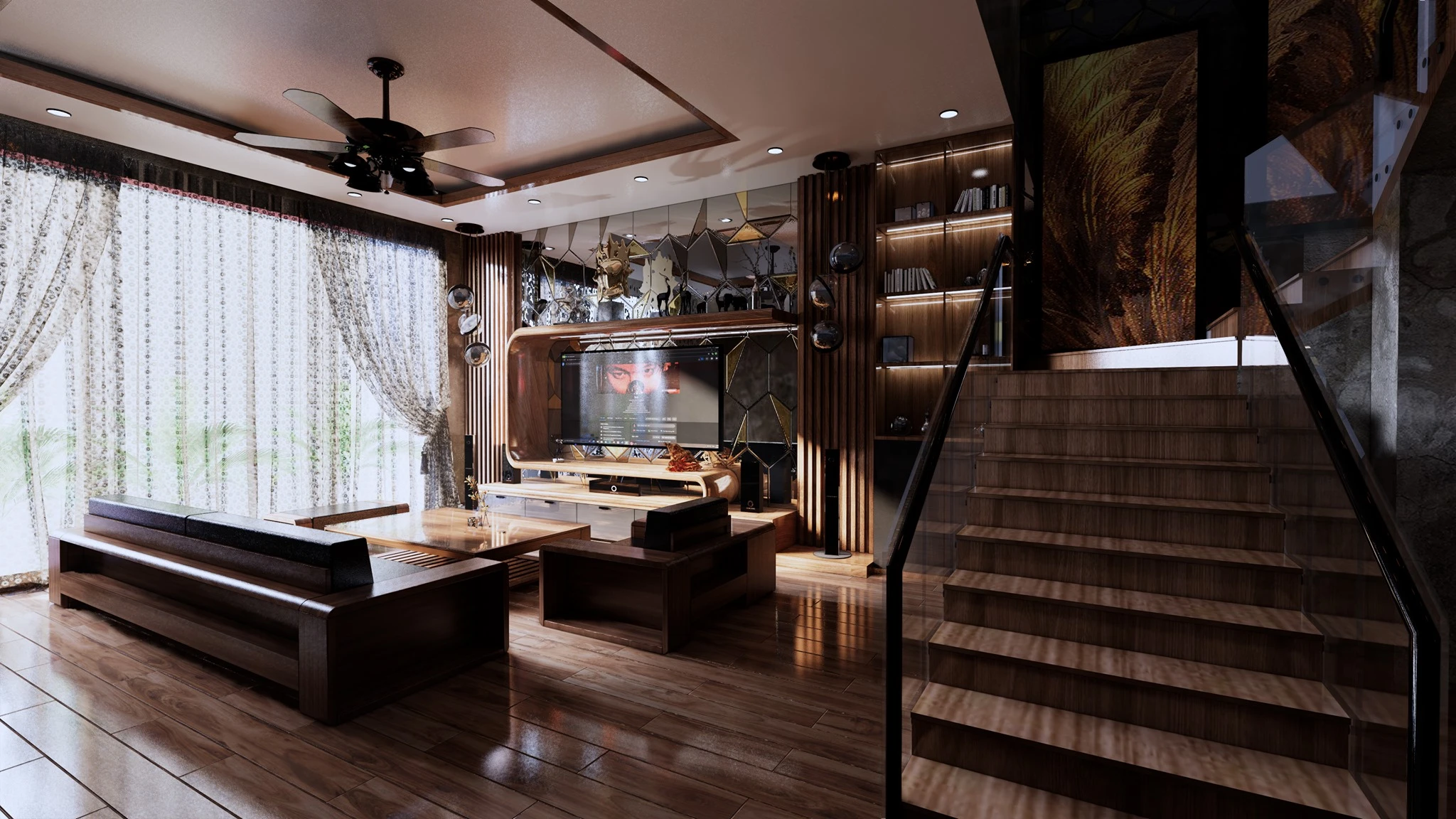 Modern Living Room Free Sketchup Models Download ID 100000245 (Soi)