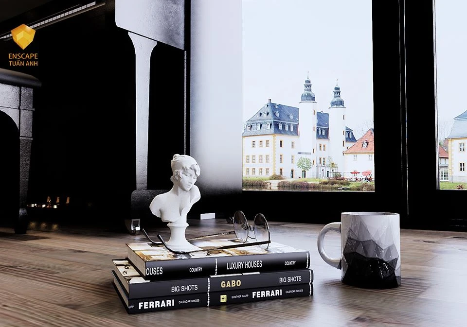 SketchUp Free Modern Living Room SketchUp Free Model Download ID 100000323 (Enscape Tuan Anh)