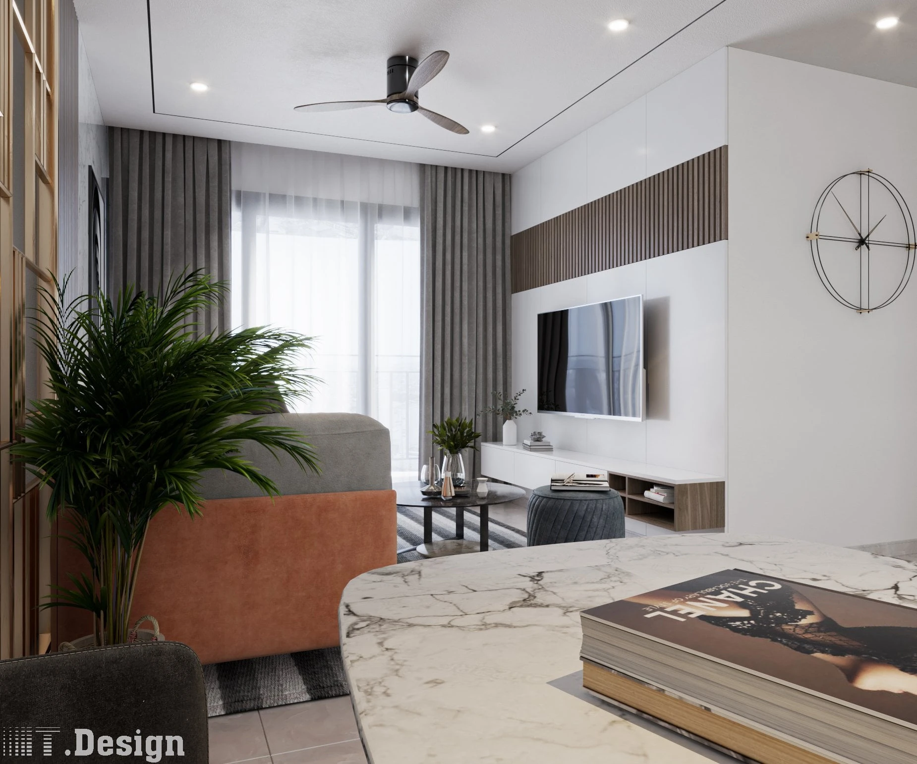 Modern Living Room Sketchup Scene Download Free ID 100000269 (Trong Thanh)