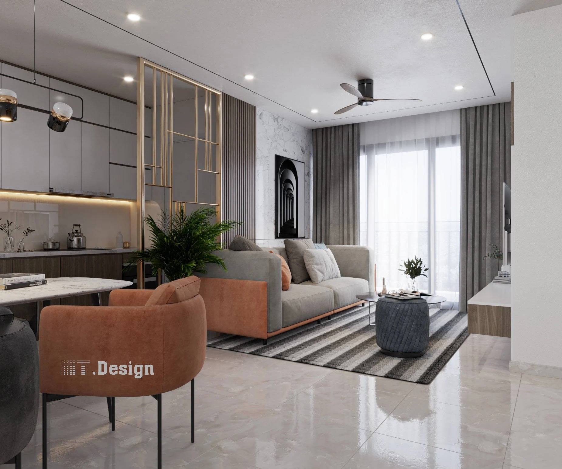 Modern Living Room Sketchup Scene Download Free ID 100000269 (Trong Thanh)
