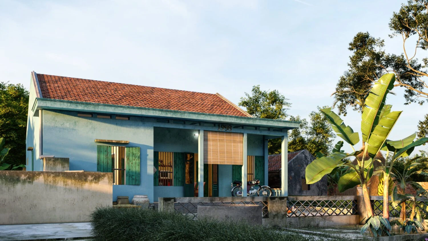 Modern Lumion Exterior Sketchup Free Model ID 101000340 (Ba Dao)