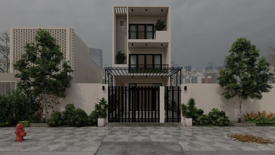 Modern Lumion Exterior Sketchup Free Model ID 101000630 (Nguyen Minh Tuan)