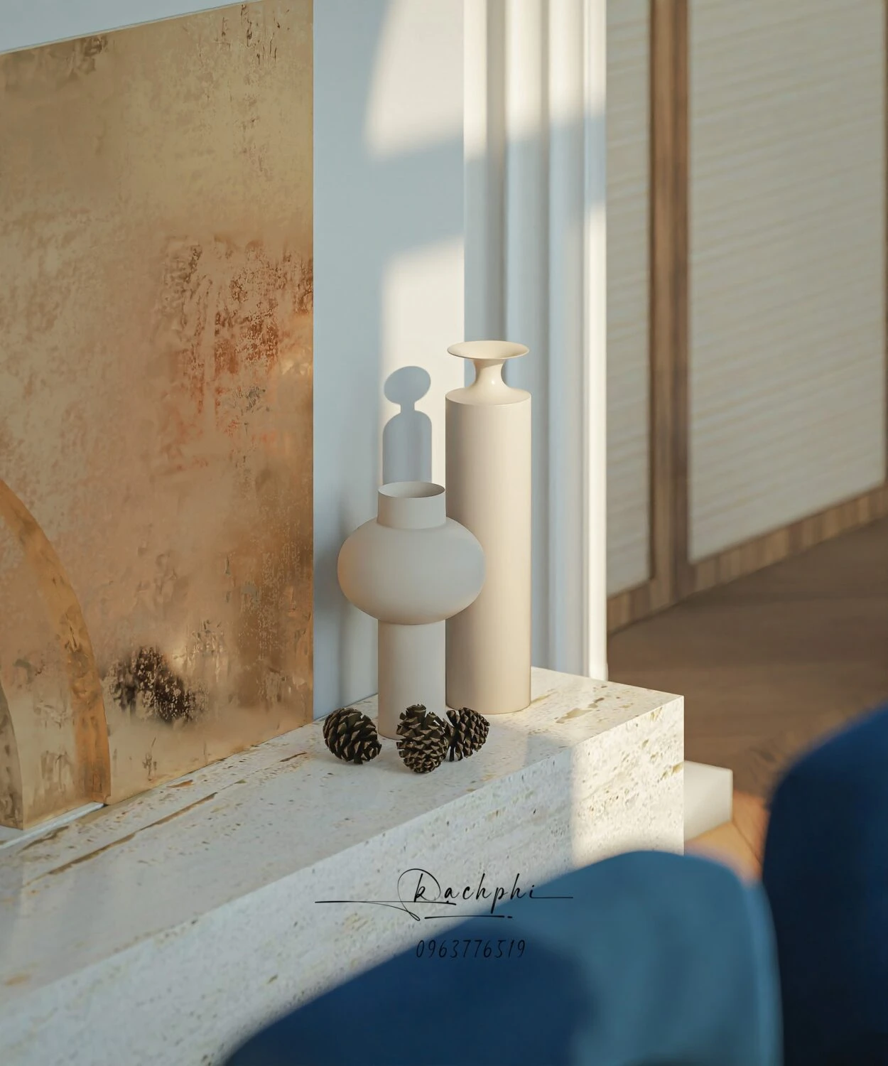 Modern Vantage Living Room - Dining Room Free SketchUp Models Download ID 218000202 (Phi Bach)