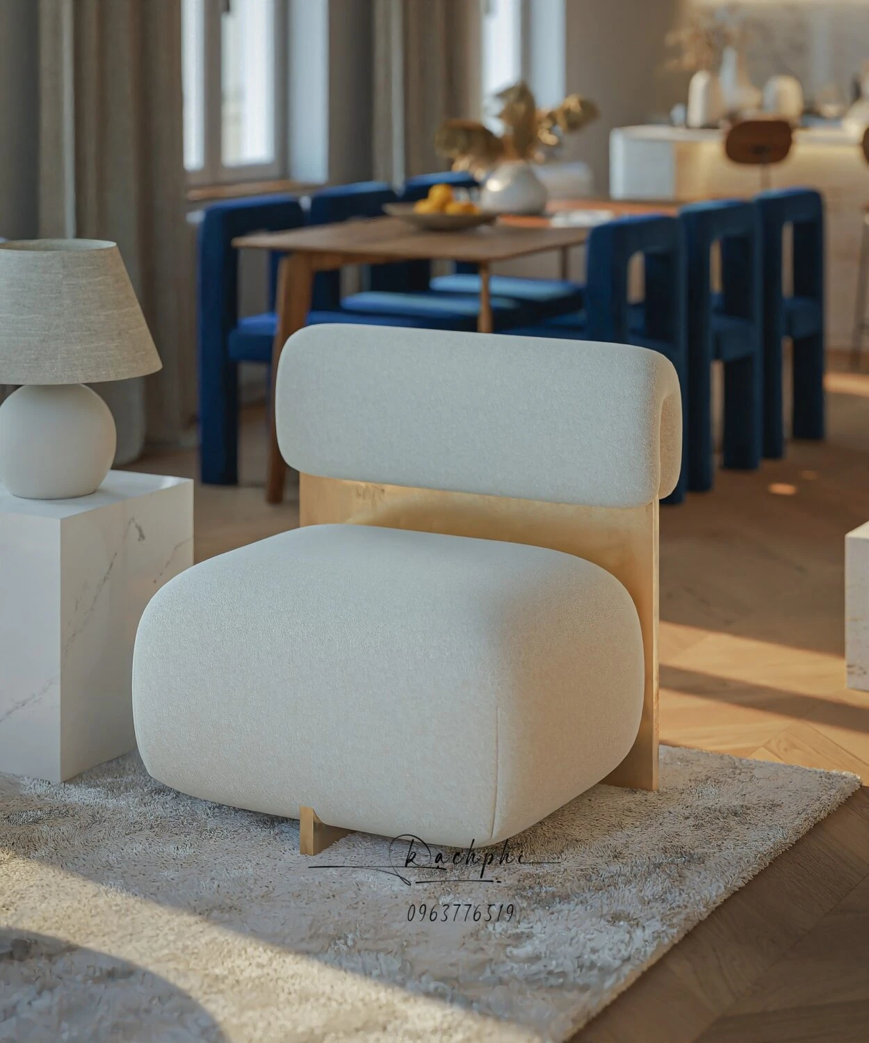 Modern Vantage Living Room - Dining Room Free SketchUp Models Download ID 218000202 (Phi Bach)